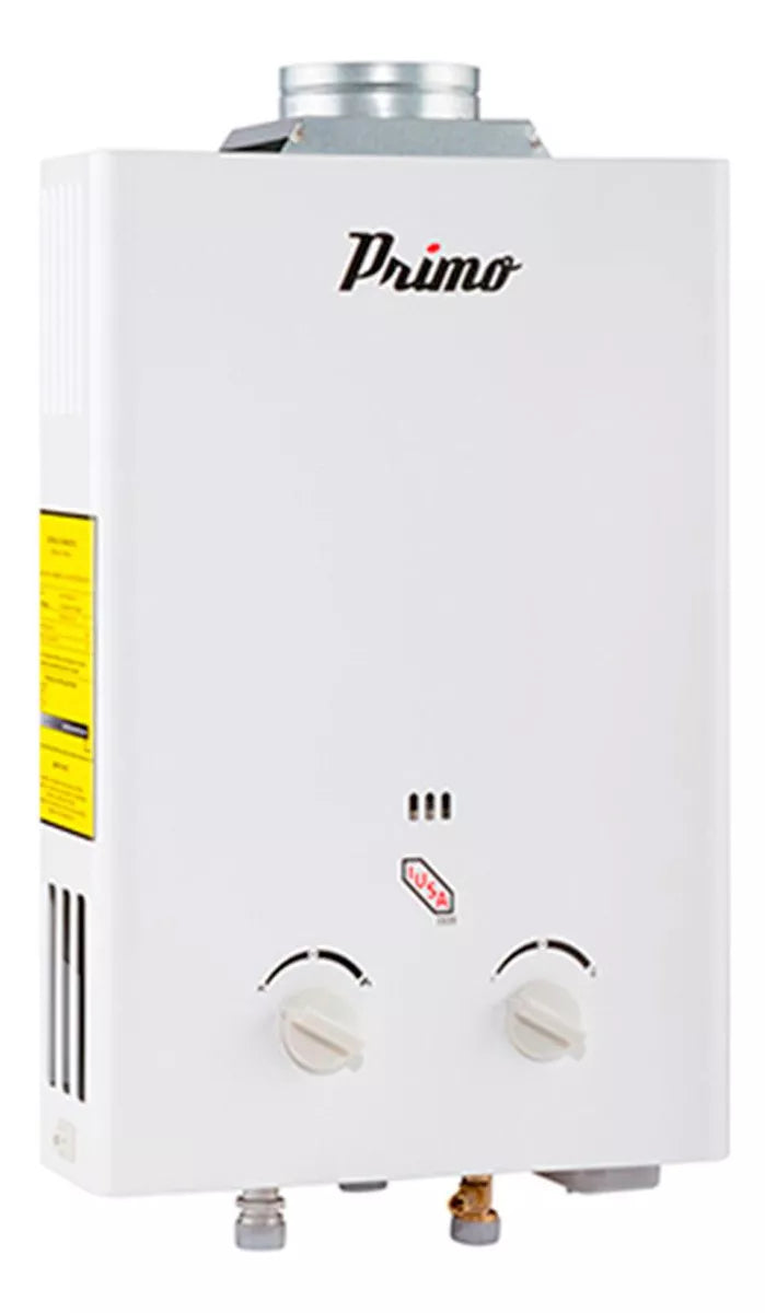 Calentador Instantáneo Primo 1 Servicio 6 L Para Gas L.P.