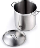 Olla de Acero Inoxidable AROL 12 Lts, 25x25 cm - Electrodomesticos Olvera