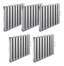 Filtro Para Campana Industrial 49.5x49.5 Acero Inox 5 Pzs