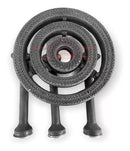 Quemador Industrial a Gas Triple 34 cm Hierro Fundido para Estufones