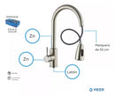Mezcladora Monomando Para Fregadero Mzm8111f