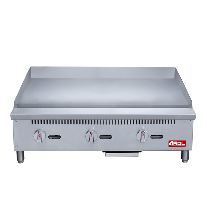 Plancha 36" 3 Quemadores, Placa de 3/4" Modelo ARGM36 AROL