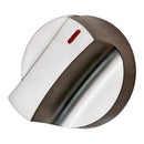 Perilla para Estufa Industrial, Alta Calidad, Plateada, 5.5 cm, Modelo X-01 AROL