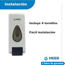 Dispensadores de Jabón de Plástico, Color Blanco con Capacidad de 600 ml