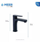 Mezcladora Monomando Para Lavabo En Negro Mate
