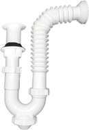 Mezcladora para Lavabo Cromada con Kit de instalación, Incluye Mangueras, Válvulas, Trampa