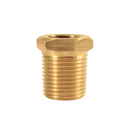 Cople Bushing Rosca Exterior 3/8” a 1/4” Bronce para Gas