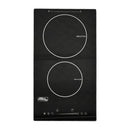 Combo Parrilla Gas + Inducción Y Campana Pared Negra 90 cm AROL | Vidrio Templado | 4 Quemadores + 2 Zonas