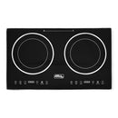 Parrilla de Inducción de 2 Zonas, 66cm, 110V, De Mesa, AROL IN-M2Q66