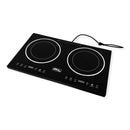 Parrilla de Inducción de 2 Zonas, 66cm, 110V, De Mesa, AROL IN-M2Q66