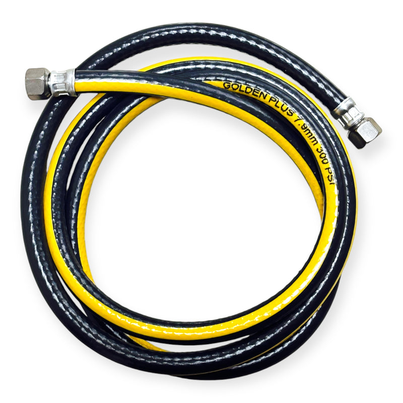 Manguera Alta Presión para Gas 3/8", 3 m, Negra