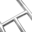 Quemador Tipo H 40 cm Acero Inoxidable AROL