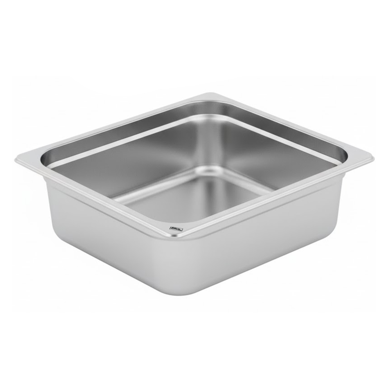 Inserto Contenedor Acero Inoxidable Con Tapa Entero 1/1x20 cm AROL NSF