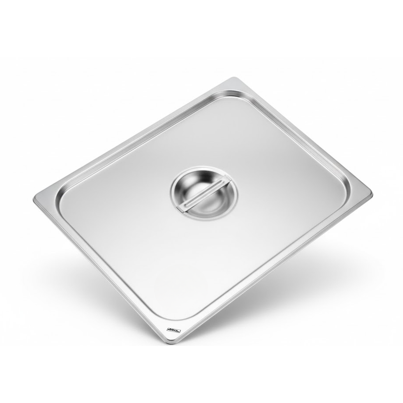 Inserto Contenedor Acero Inoxidable Con Tapa Entero 1/1x20 cm AROL NSF