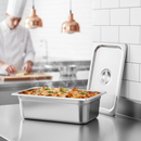 Inserto Contenedor Acero Inoxidable Con Tapa 1/3x15 cm AROL NSF