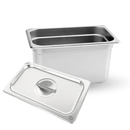 Kit Inserto Con Tapa Acero Inoxidable CUARTO 1/4x15 Cm 26x16x15 AROL NSF, 6L