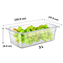 Inserto Policarbonato Tercio 1/3 x 10 cm