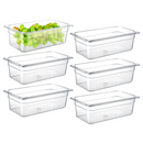 KIT 6 INSERTOS POLICARBONATO 1/3 X 10 CM