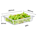 Inserto Policarbonato Medio 1/2 x 6 cm