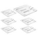 KIT 6 TAPAS RANURA 1/6 POLICARBONATO