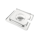 Inserto 1/6x10 cm con Tapa Ranurada Acero Inoxidable Set 6 Juegos AROL