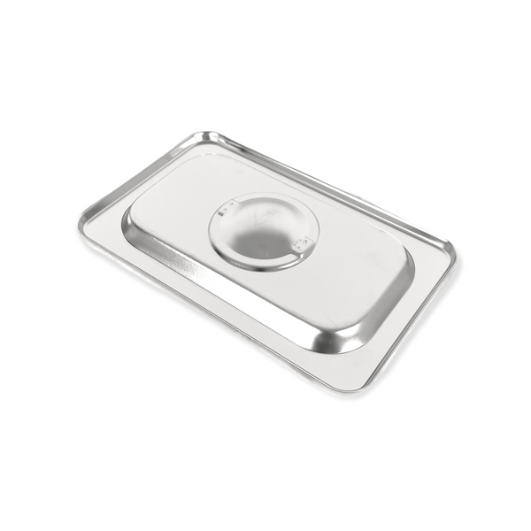 Inserto Contenedor Acero Inoxidable Con Tapa 1/9x15 cm AROL NSF