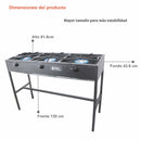 Estufón Estructural Superflama de 3 Quemadores ES-3Q - Electrodomésticos Olvera