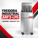 Freidora Industrial 3 Quemadores, 50 lb (24 L), 90,000 BTU, Millivolt y Hi-Limit Gas LP Modelo ARF3-LPG AROL