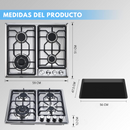 Parrilla A Gas Arol P-in4q59 Acero Inoxidable - Electrodomesticos Olvera