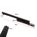 Quemador Flauta Industrial de Hierro Fundido 42 cm para Asador