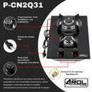 Combo Parrilla 30cm y Campana 60cm Modelos CSL-60BL y P-CN2Q31