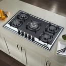 Parrilla de Gas Vidrio Templado 5 Quemadores AROL P-CN5Q77A