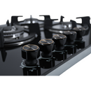 Parrilla de Gas de 5 Quemadores, Vidrio Templado, Empotrable, 77cm, AROL P-CN5Q77 - Electrodomesticos Olvera