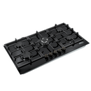 Parrilla Empotrable De Gas 5 Quemadores Vidrio Negro 87 cm AROL, Modelo P-CN5Q87A