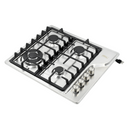 Parrilla Empotrable a Gas 4 Quemadores Acero Inoxidable 59x51 cm AROL, Modelo P-IN4Q59A