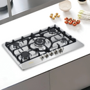 Parrilla Empotrable 5 Quemadores Acero Inoxidable AROL P-IN5Q76A v2