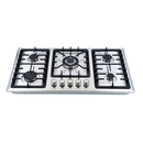 Parrilla de Gas de 5 Quemadores, Acero Inoxidable, Empotrable, 90cm, AROL P-IN5Q86B