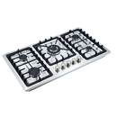 Parrilla de Gas de 5 Quemadores, Acero Inoxidable, Empotrable, 90cm, AROL P-IN5Q86B