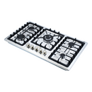 Parrilla de Gas de 5 Quemadores, Acero Inoxidable, Empotrable, 90cm, AROL P-IN5Q86B