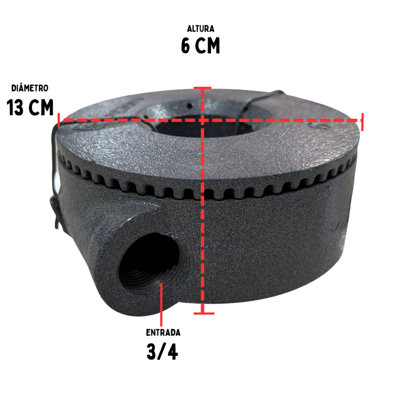 Quemador FPH 6 Izquierdo Hierro Fundido