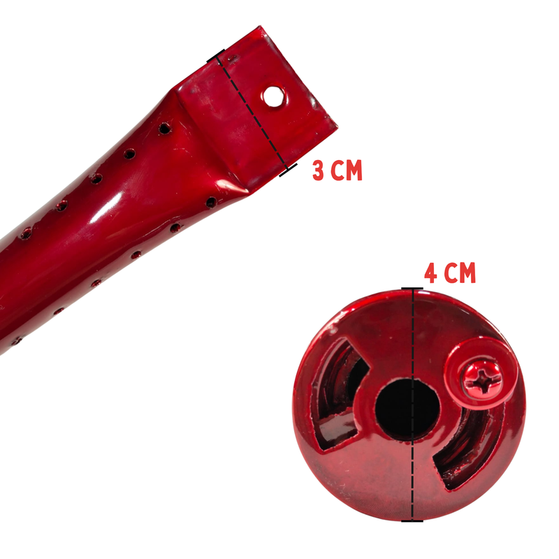 Quemador Flauta 65 Cms. Plano Eco.