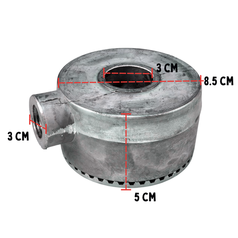 Quemador Mediano De Aluminio Economico