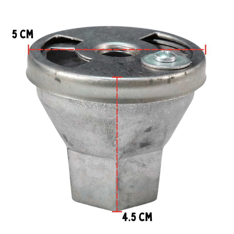 Ventila Larga 3/4" con Rosca - Modelo Cónico