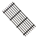 Parrilla De Hierro Fundido 30x60 cm Ferro