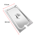 Tapa Para Inserto TERCIO 1/3 Ranurada Acero Inoxidable