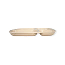 Plato Cuadrado 4 Divisiones Melamina Beige