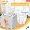 Dispensador de Salsas o Aderezos Individual 2L AROL con Bomba y Tapa Inoxidable