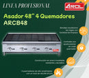 Asador 48” 4 Quemadores Gas LP Modelo ARCB48 AROL