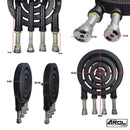 Quemador Cuádruple Vulcan AROL 42 Cm Completo Armado Para Estufón Industrial