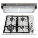 Combo Parrilla y Campana Slim 60cm AROL P-IN4Q59A y CSI-60A